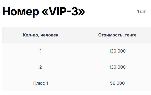 🏢 Алтын Бұлақ Сарыағаш шипажайының қызмет бағамы. Прайс-лист