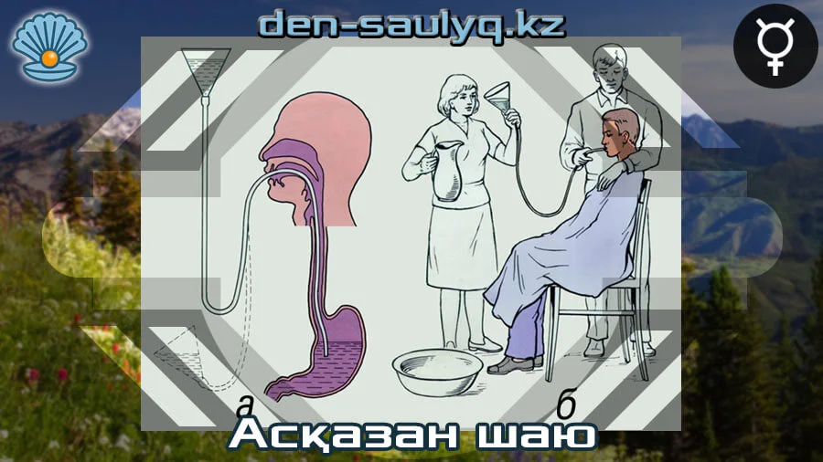 ✻ Асқазанды минералды сумен шаю